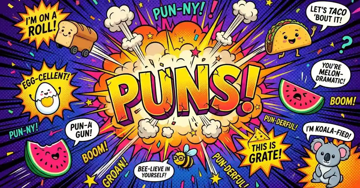 Exploding puns