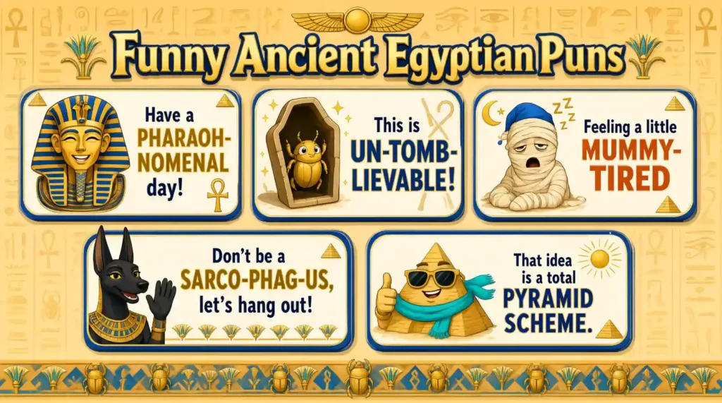 Funny Ancient Egyptian Puns