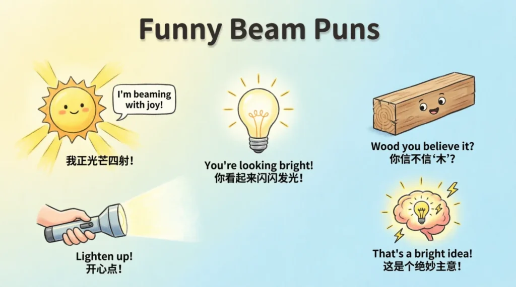 Funny Beam Puns