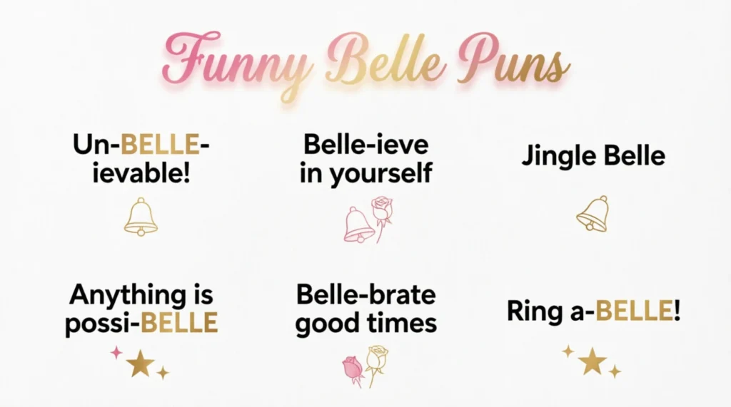 Funny Belle Puns