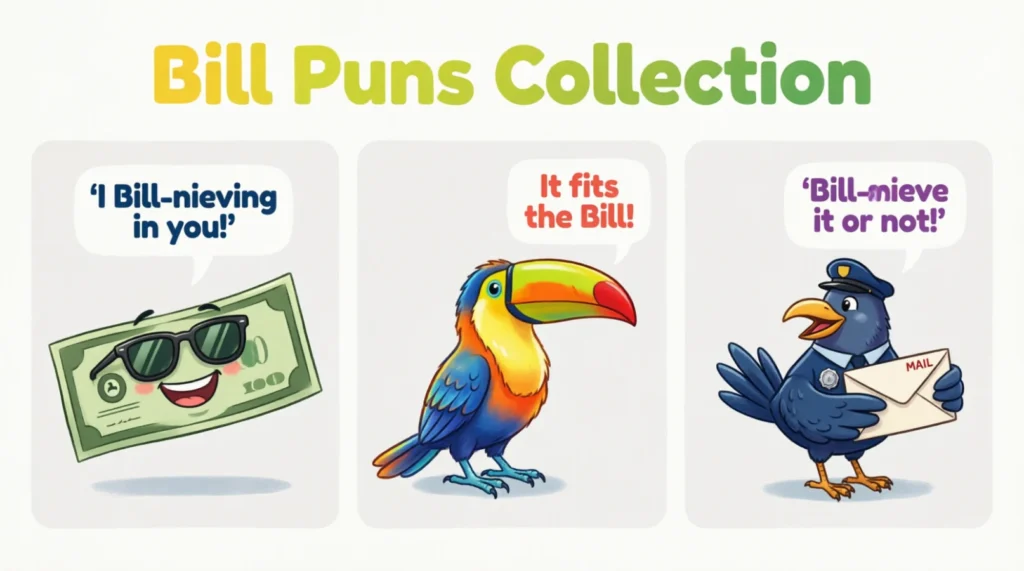 Funny Bill Puns