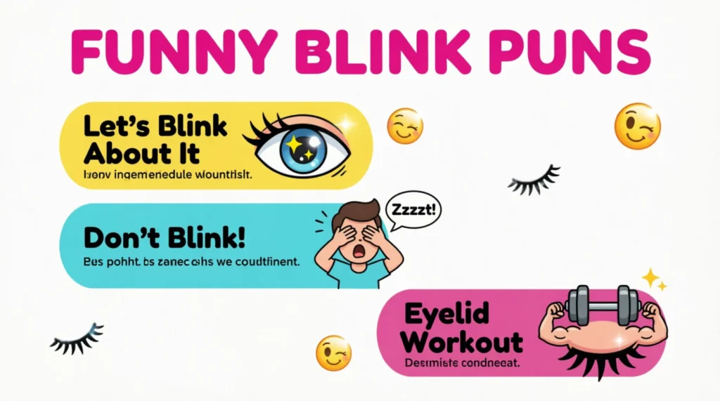Funny Blink Puns