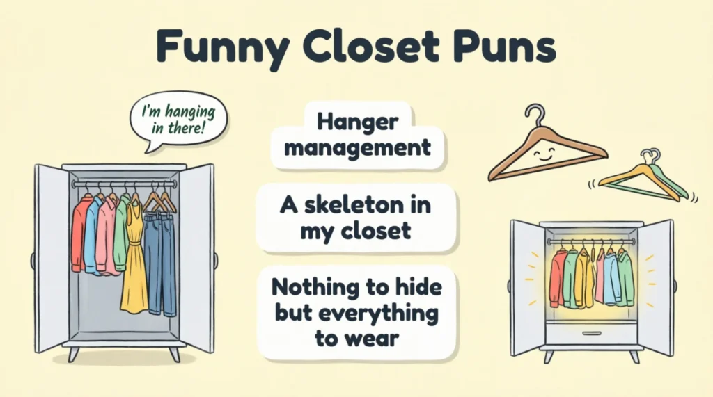 Funny Closet Puns