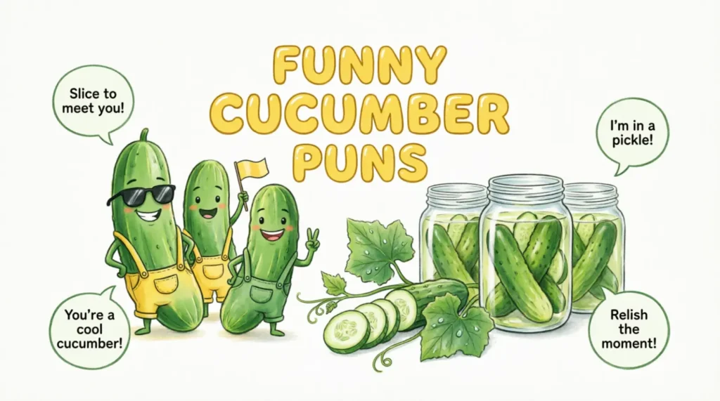 Funny Cucumber Puns