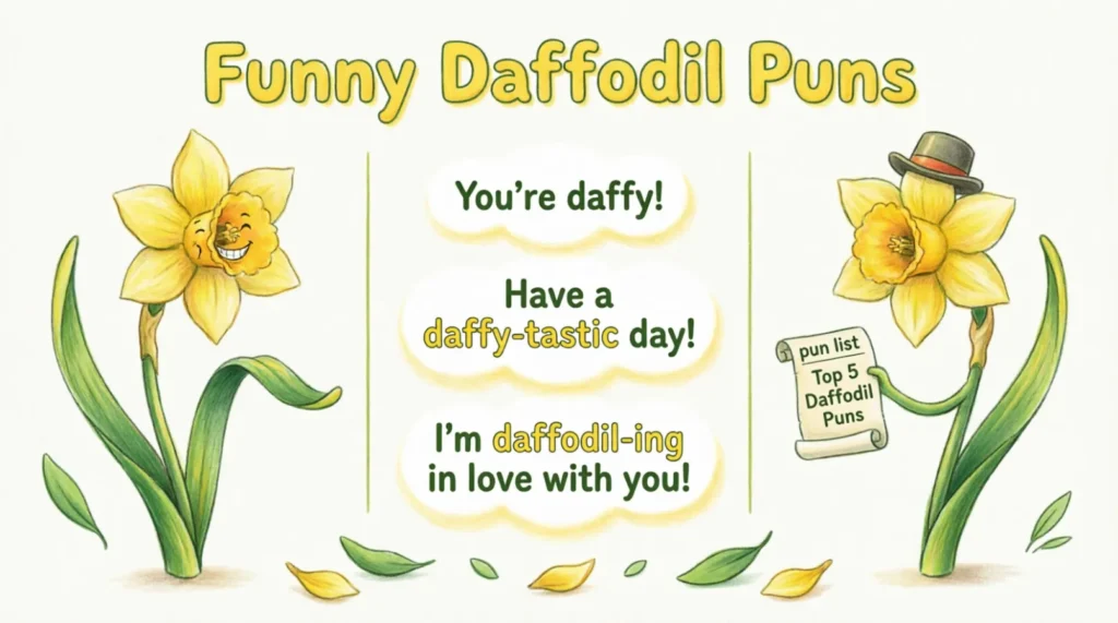 Funny Daffodil Puns