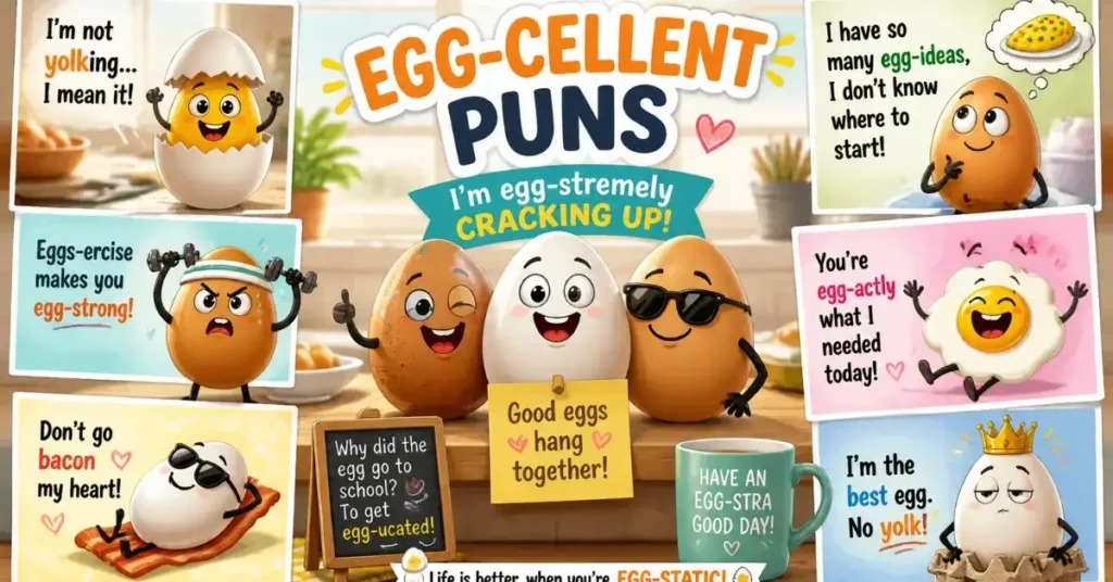 Funny Egg Puns to Crack You Up