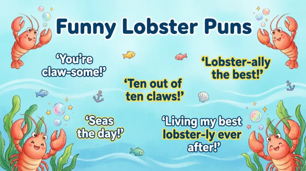 Funny Lobster Puns