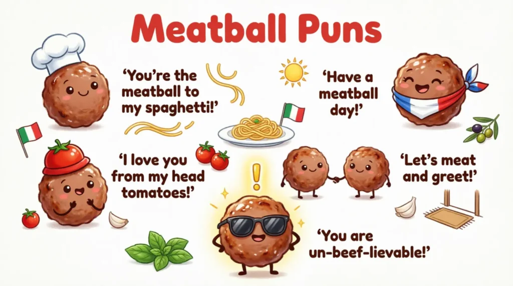 Funny Meatball Puns
