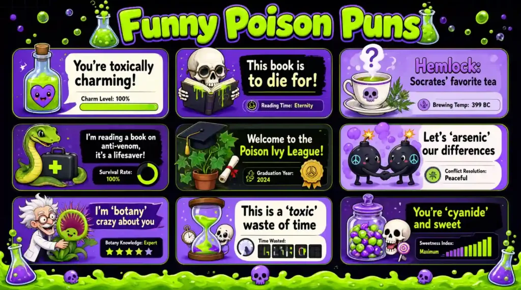 Funny Poison Puns