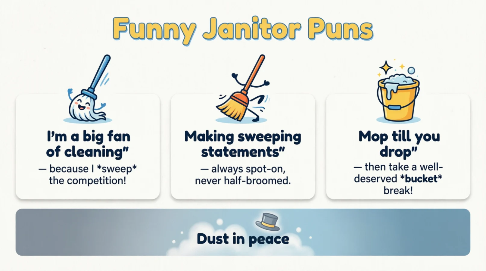 Janitor puns