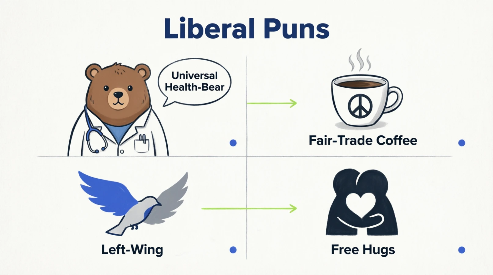 Liberal puns