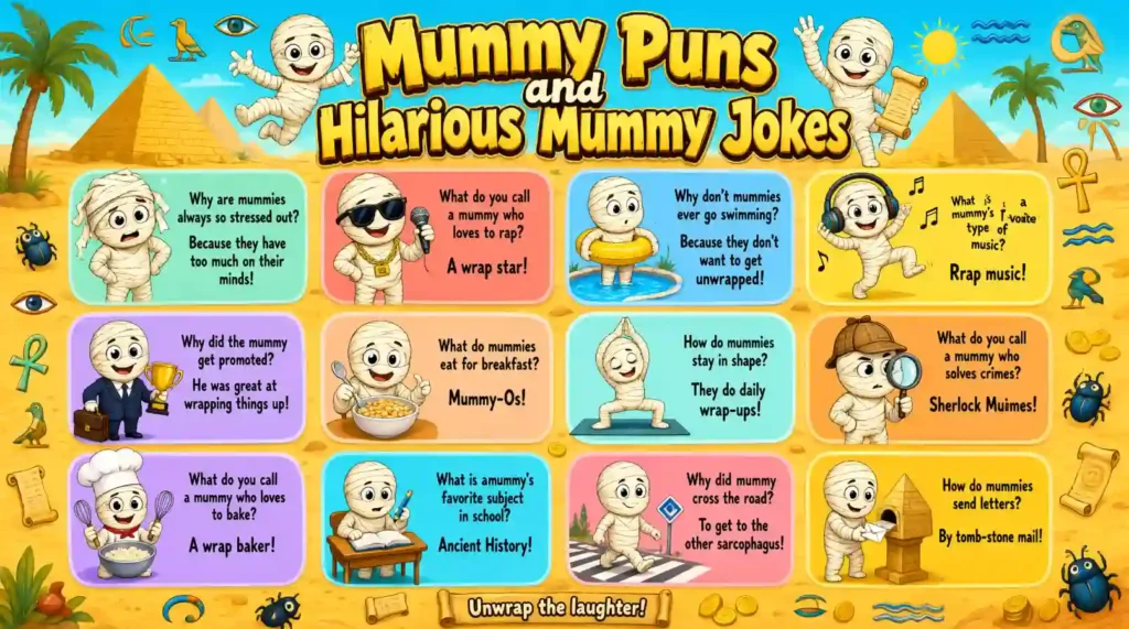 Mummy Puns and Hilarious Mummy Jokes
