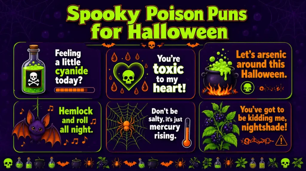 Poison Puns for Halloween