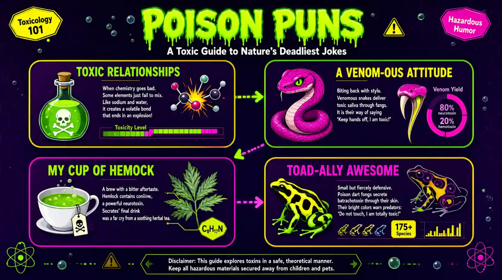 Poison puns