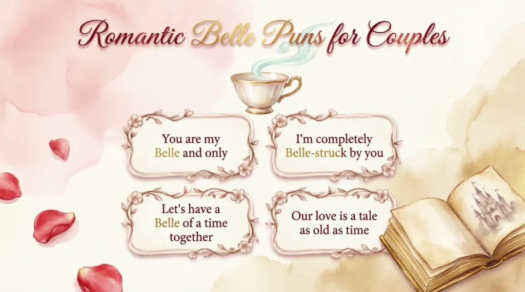 Romantic Belle Puns for Couples