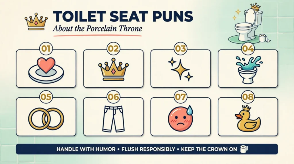 Toilet Seat Puns About the Porcelain Throne