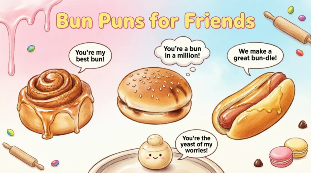 What Are Some Bun Puns for Friends